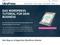 ultrapress.de Webseite Vorschau