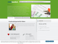 mietkaution.info Webseite Vorschau