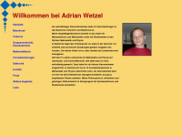 adrianwetzel.com Webseite Vorschau