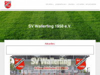 sv-wallerfing.com Webseite Vorschau