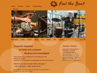 feel-the-beat.net Webseite Vorschau