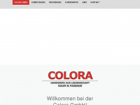 colora-malzeit.de Webseite Vorschau