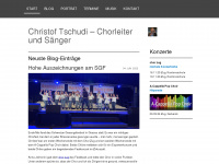 christoftschudi.ch Webseite Vorschau