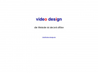 video-design.de Webseite Vorschau