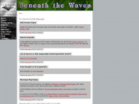 beneaththewaves.net Webseite Vorschau