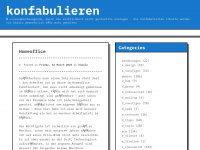 konfabulieren.com Webseite Vorschau