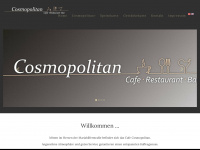 cafecosmopolitan.at Webseite Vorschau