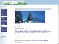 naturesports.info Webseite Vorschau