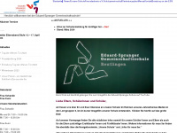sprangerschule.net Webseite Vorschau