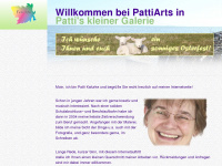 pattis-gallery.net Webseite Vorschau