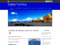 online-yachting.ch Webseite Vorschau