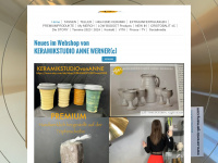 keramik-studio.net Webseite Vorschau