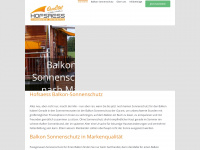 balkon-sonnenschutz.org Webseite Vorschau