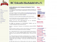 bc-erkrath.de Webseite Vorschau