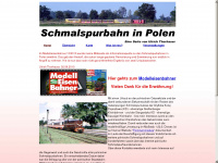 schmalspurbahn-in-polen.de Webseite Vorschau