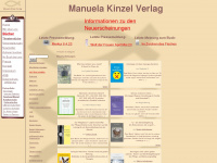 manuela-kinzel-verlag.de Webseite Vorschau