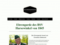 bsv-ehrengarde.de Webseite Vorschau