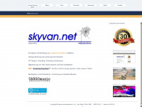 skyvan.net Webseite Vorschau