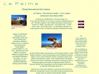 lapalma-reisen.net Webseite Vorschau