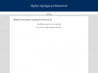digital-signage-professional.de Webseite Vorschau