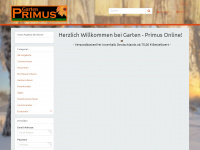 garten-primus.de Webseite Vorschau