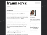 fraumaercz.wordpress.com Webseite Vorschau