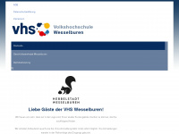 vhs-wesselburen.de Webseite Vorschau