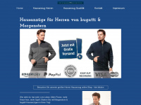 hausanzug-shop.de Webseite Vorschau