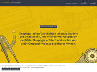 onepager.de Webseite Vorschau
