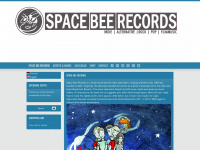 space-bee-records.de Webseite Vorschau