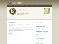 fulda-vegan.de Webseite Vorschau