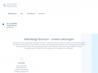 webdesign-bochum.de Webseite Vorschau