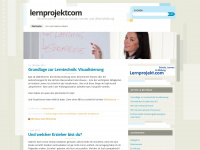 lernprojektcom.wordpress.com Webseite Vorschau