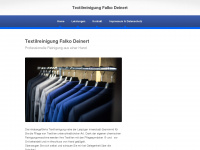 textilreinigung-leipzig.com Webseite Vorschau