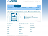 acrar.com Webseite Vorschau