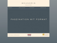 meandris.de Webseite Vorschau