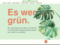 euflora.de Webseite Vorschau