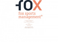 foxsportsmanagement.com Webseite Vorschau