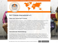 nlp-friends-international.com Webseite Vorschau