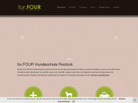 forfour-hundeschule.de Webseite Vorschau