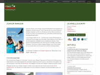 junior-ranger.ch Webseite Vorschau