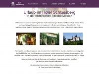 hotel-schlossberg.eu Webseite Vorschau