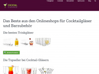 cocktail-glaeser.de Webseite Vorschau