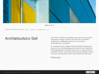 architektin-sell.de Webseite Vorschau