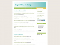 nonprofitblogexchange.wordpress.com Webseite Vorschau