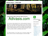 adivasi.wordpress.com Webseite Vorschau