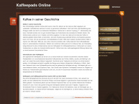 kaffeepadsonline.wordpress.com Webseite Vorschau