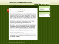onlinefussballstreams.wordpress.com Webseite Vorschau