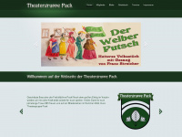 theatergruppe-pack.at Webseite Vorschau
