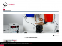 leybold.ch Webseite Vorschau